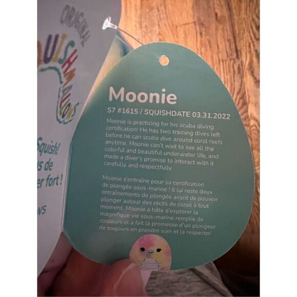 Squishmallows Moonie 8” Ultra Rare Plush - Picture 8 of 8